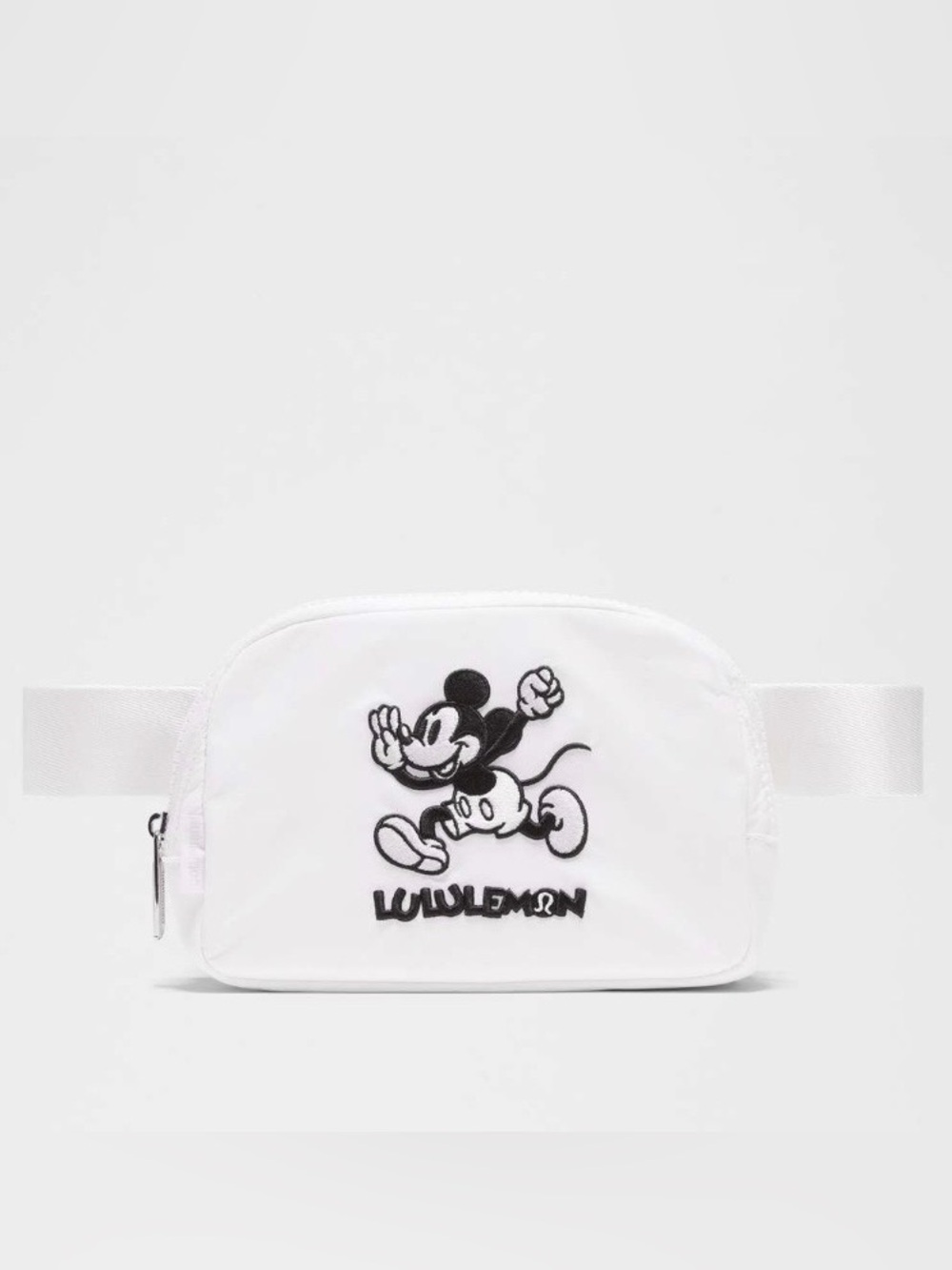 NWT Disney x Lululemon *Everywhere Belt Bag 1L Mickey in Motion Graphic White